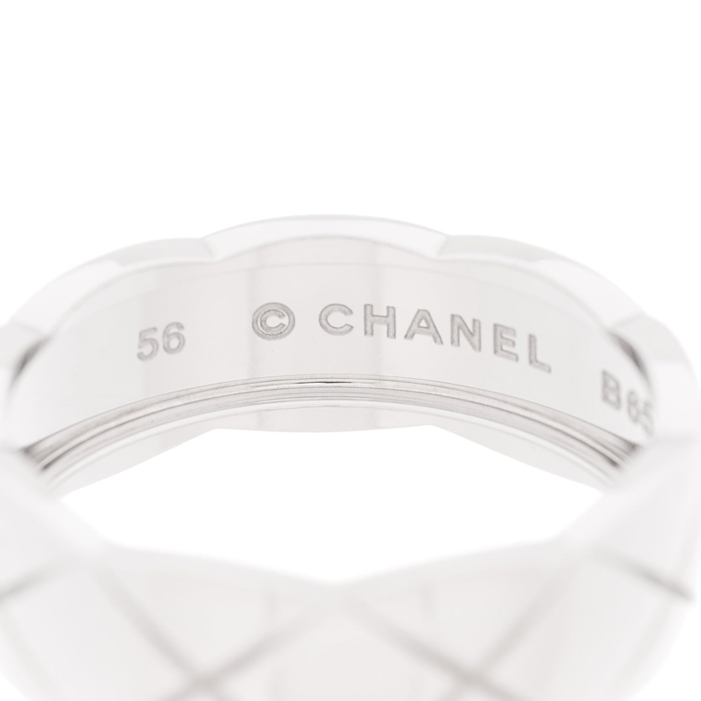 18K White Gold Small Coco Crush Ring 56 7.75