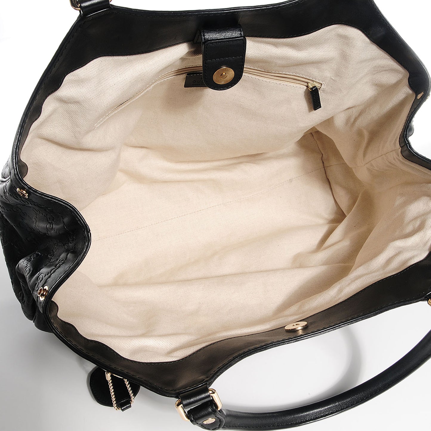 Guccissima Large Sukey Tote Black