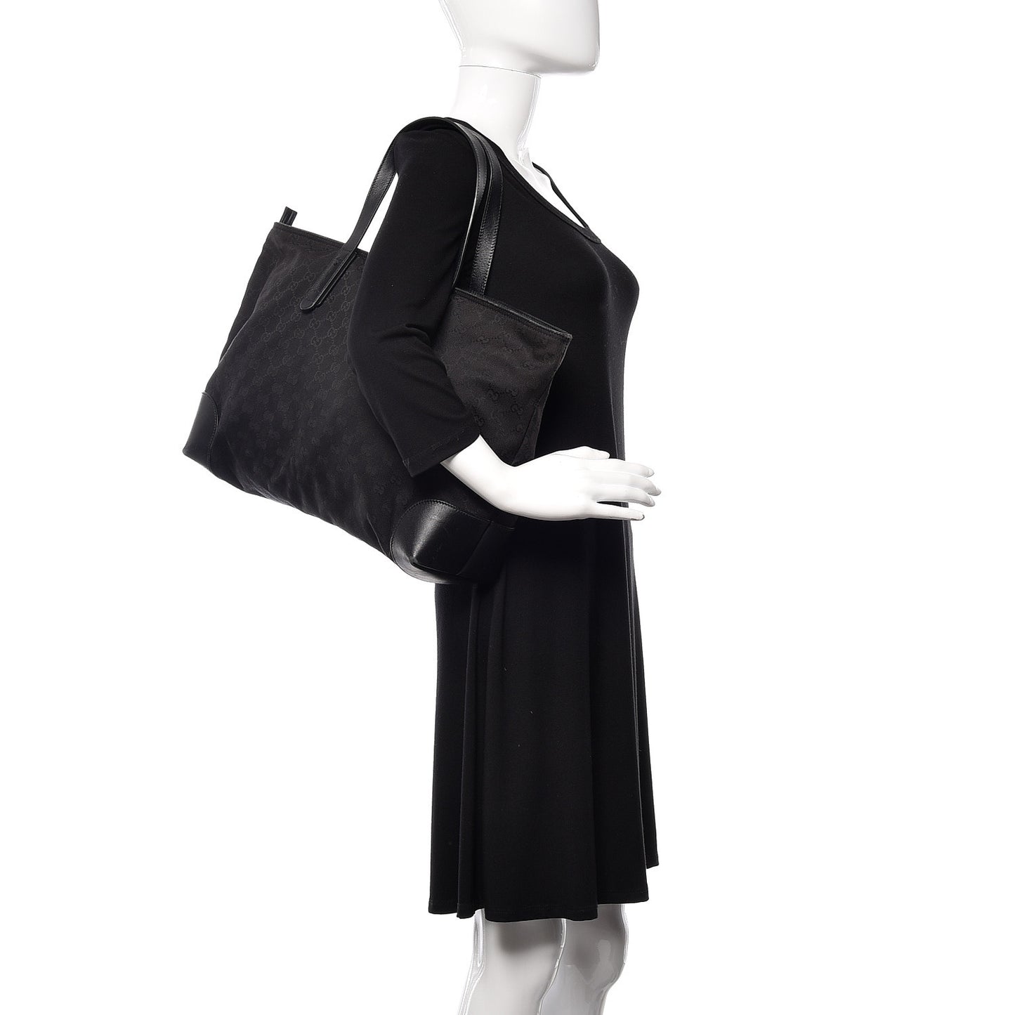 Monogram Large Original Tote Black