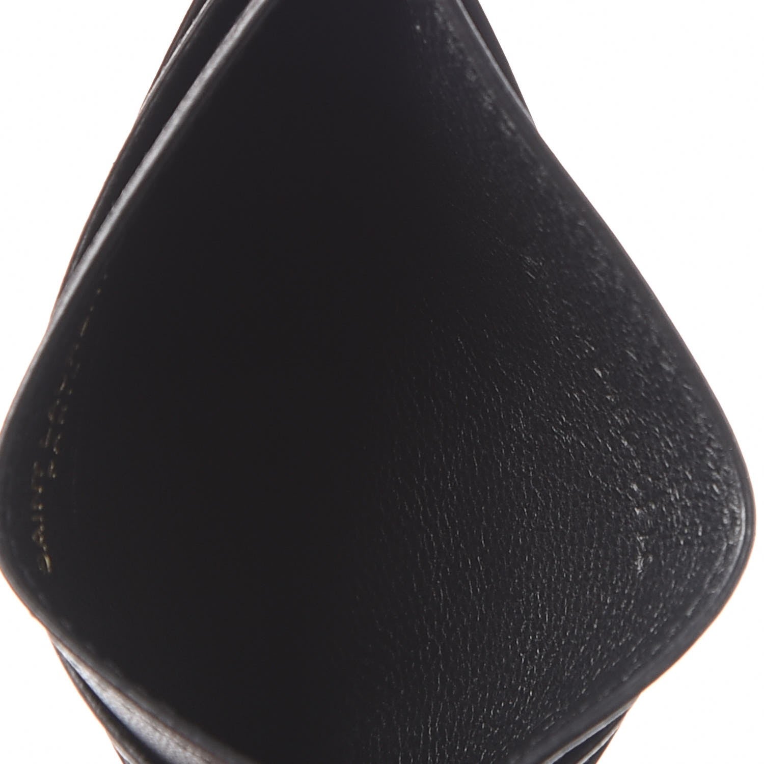 Saint Laurent Calfskin Monogram Card Case Black 5 of 11