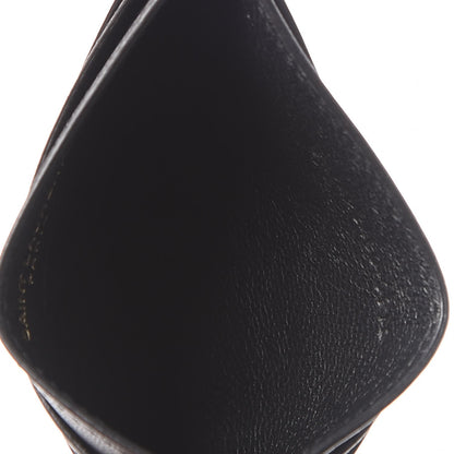 Saint Laurent Calfskin Monogram Card Case Black 5 of 11