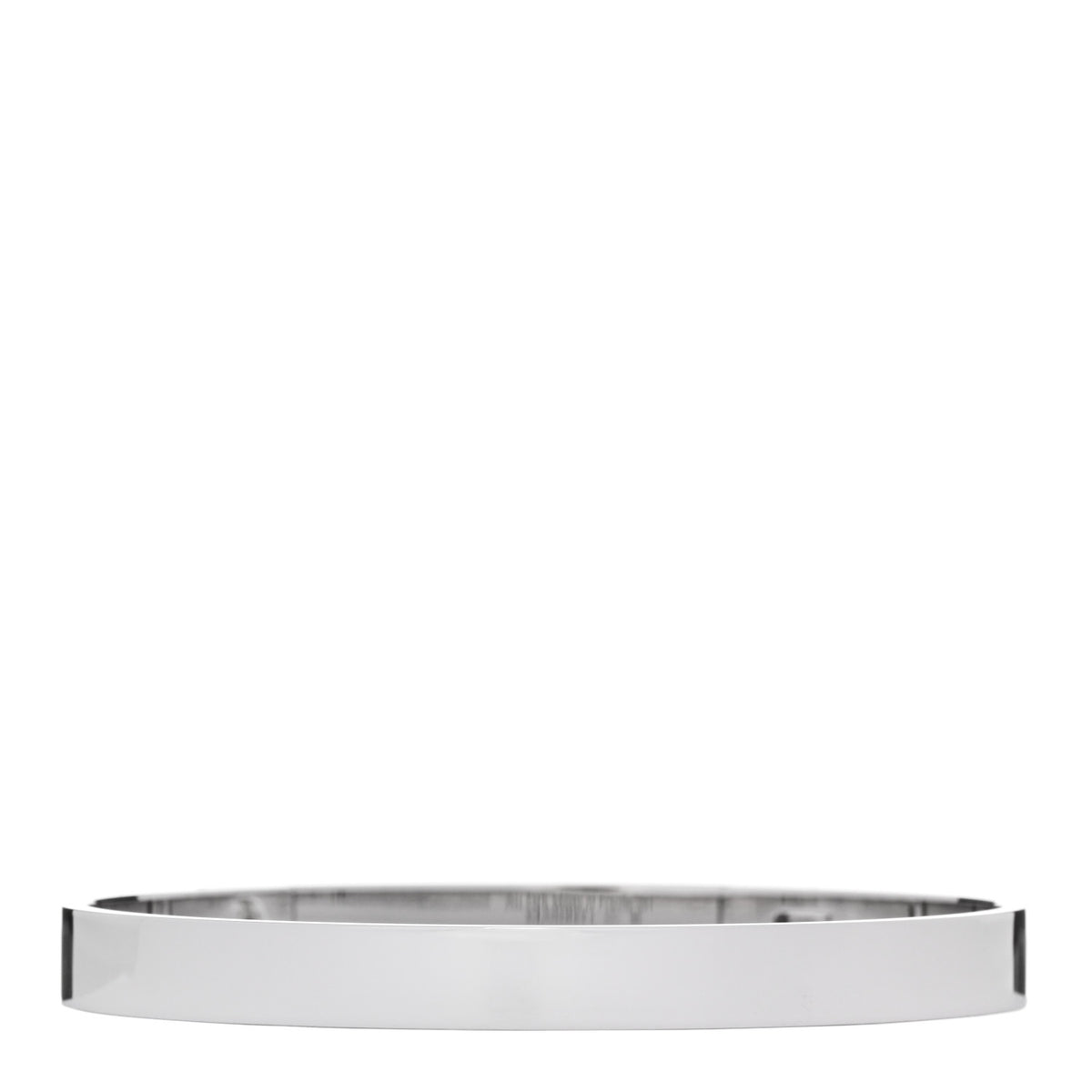 18K White Gold Diamond PM Collier De Chien Bracelet SH