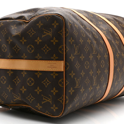 Louis Vuitton Monogram Keepall Bandouliere 55 8 of 9