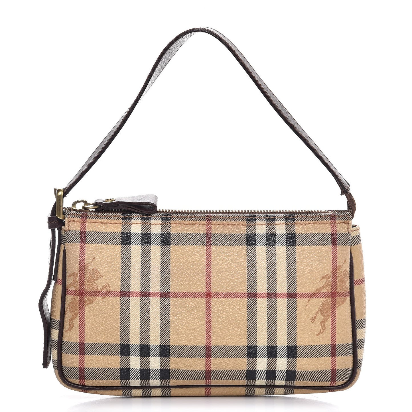 Haymarket Check Pochette Chocolate