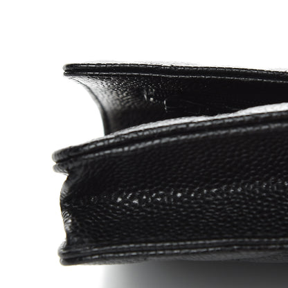 Chanel Caviar Quilted Wallet On Chain WOC Black 9 of 10
