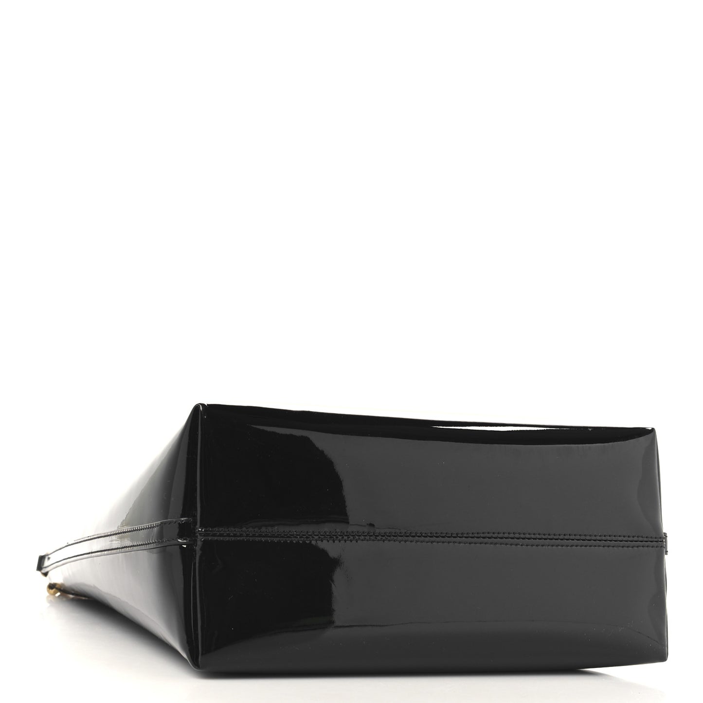 Patent Calfskin Rendez-Vous Hobo Black