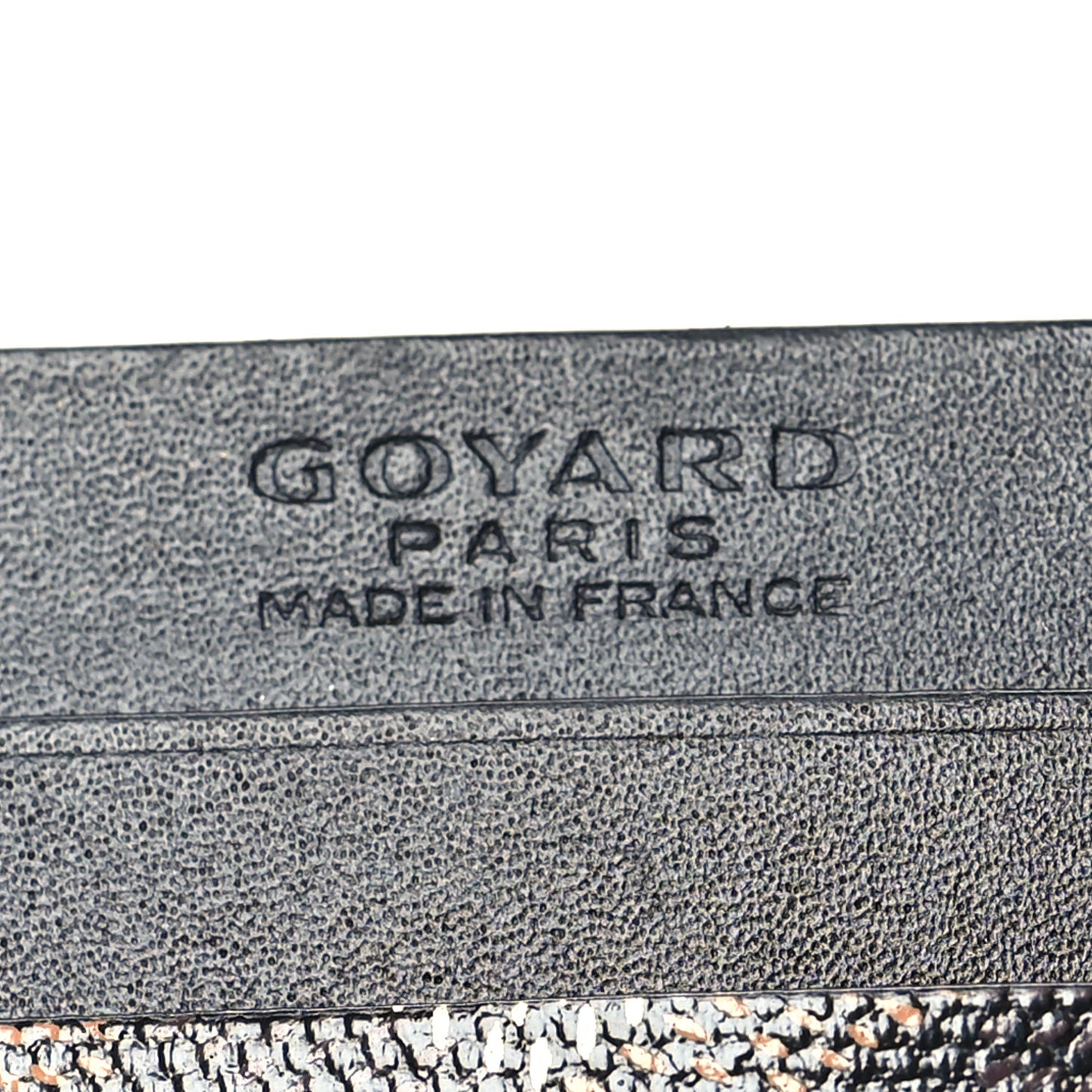 Goyardine Saint Sulpice Card Holder Black