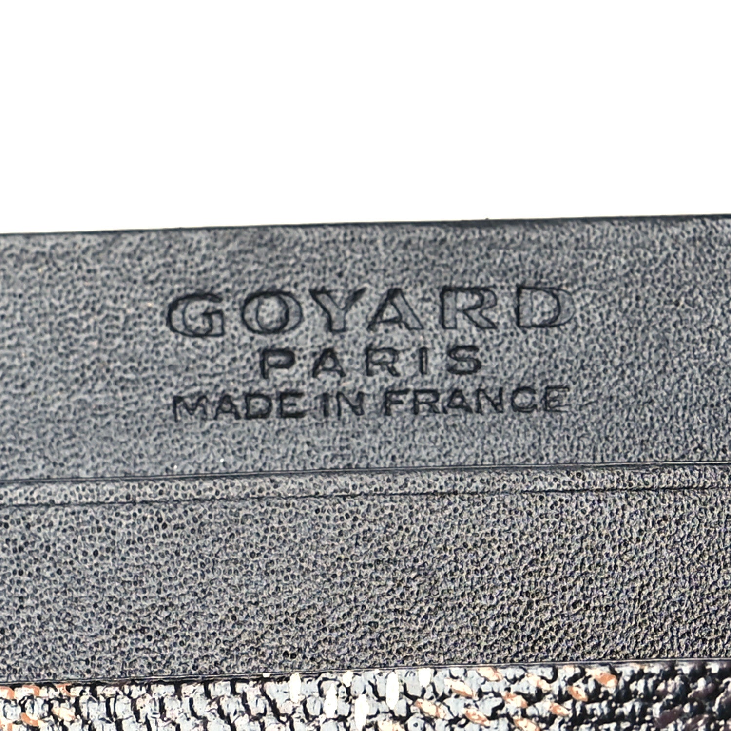 Goyard Goyardine Saint Sulpice Card Holder Black 6 of 7