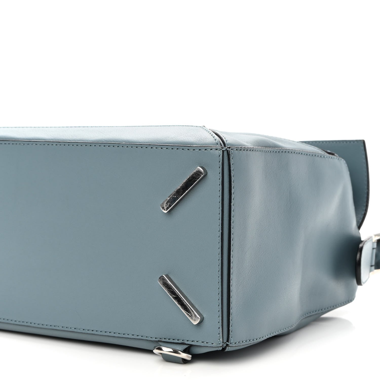 Loewe Calfskin Medium Puzzle Bag Stone Blue 9 of 11