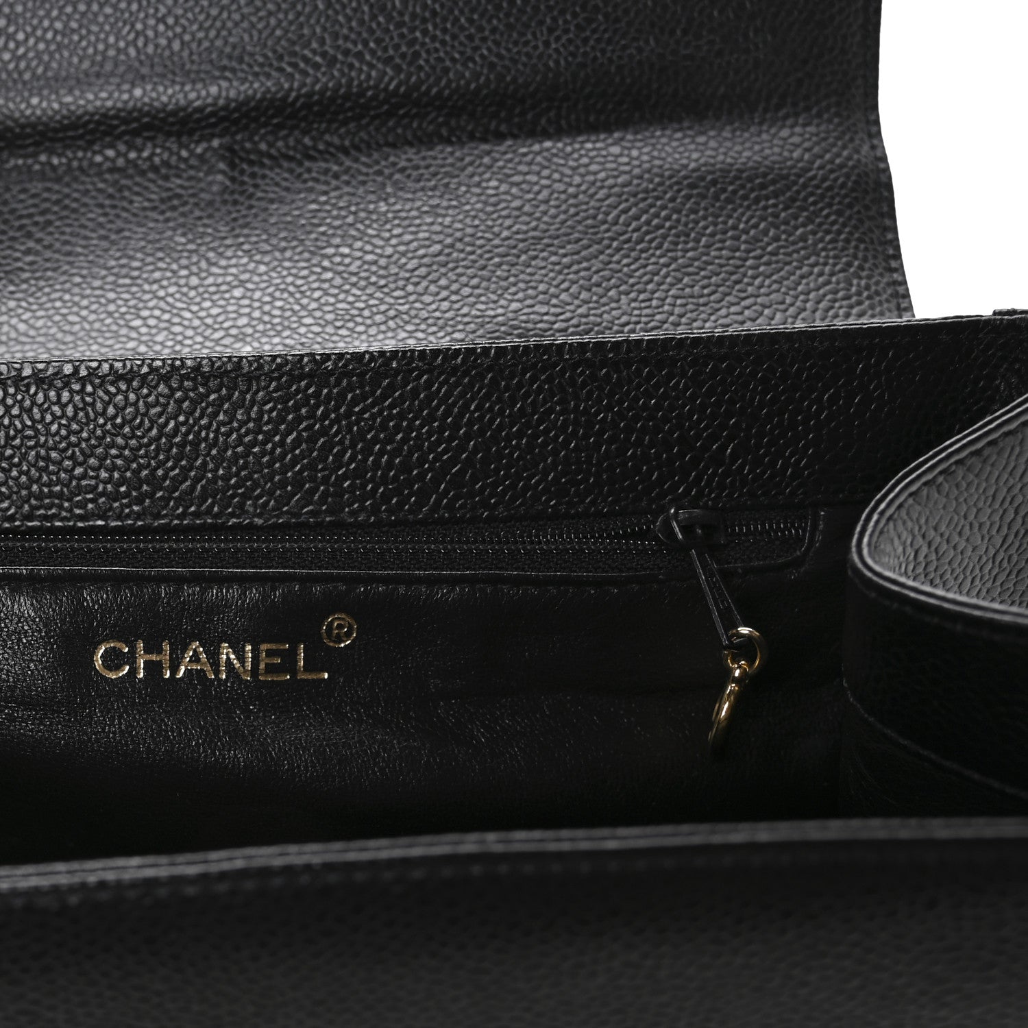 Chanel Caviar CC Envelope Flap Black 6 of 12