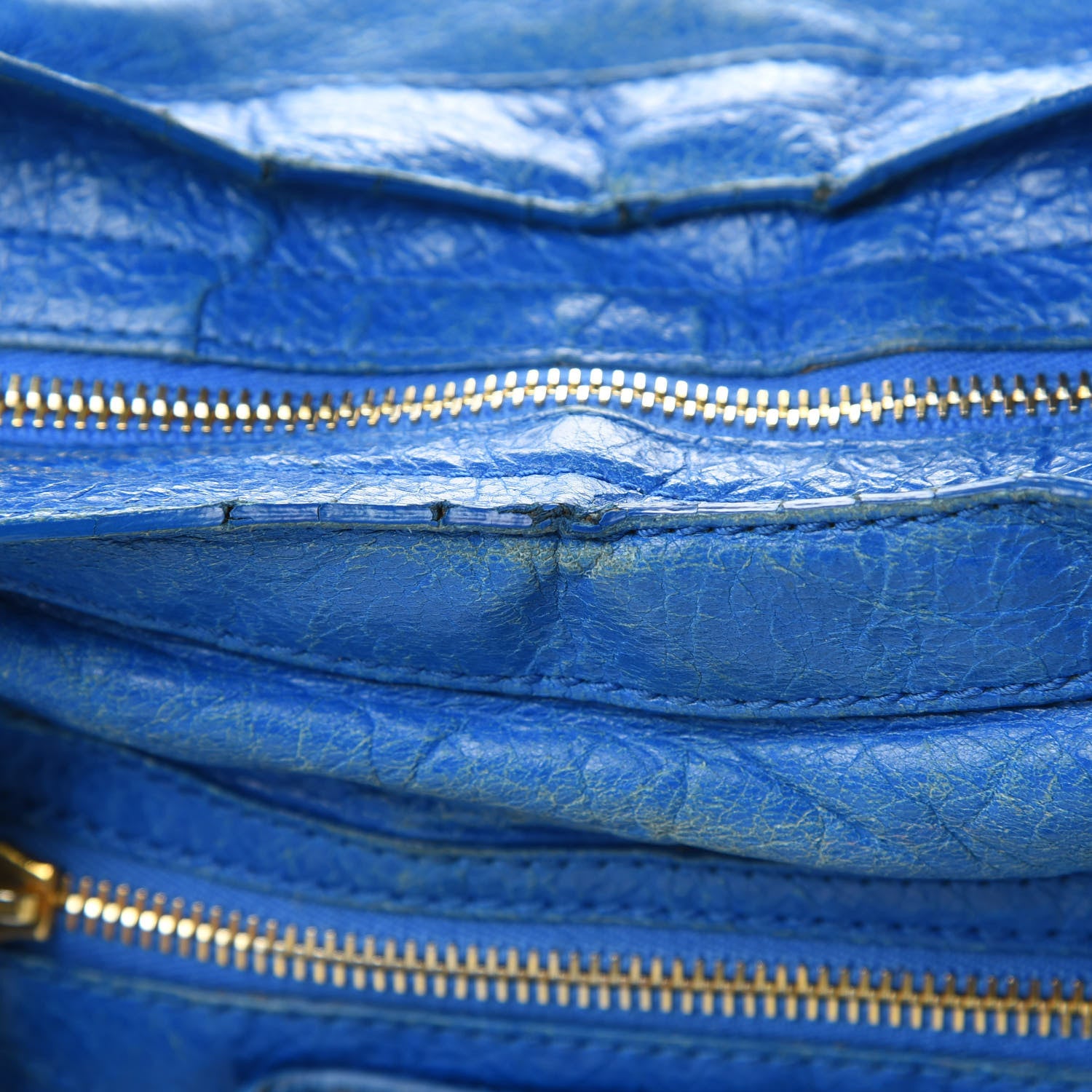Balenciaga Agneau Giant 12 Gold Hardware City Bleu Lazuli 21 of 23