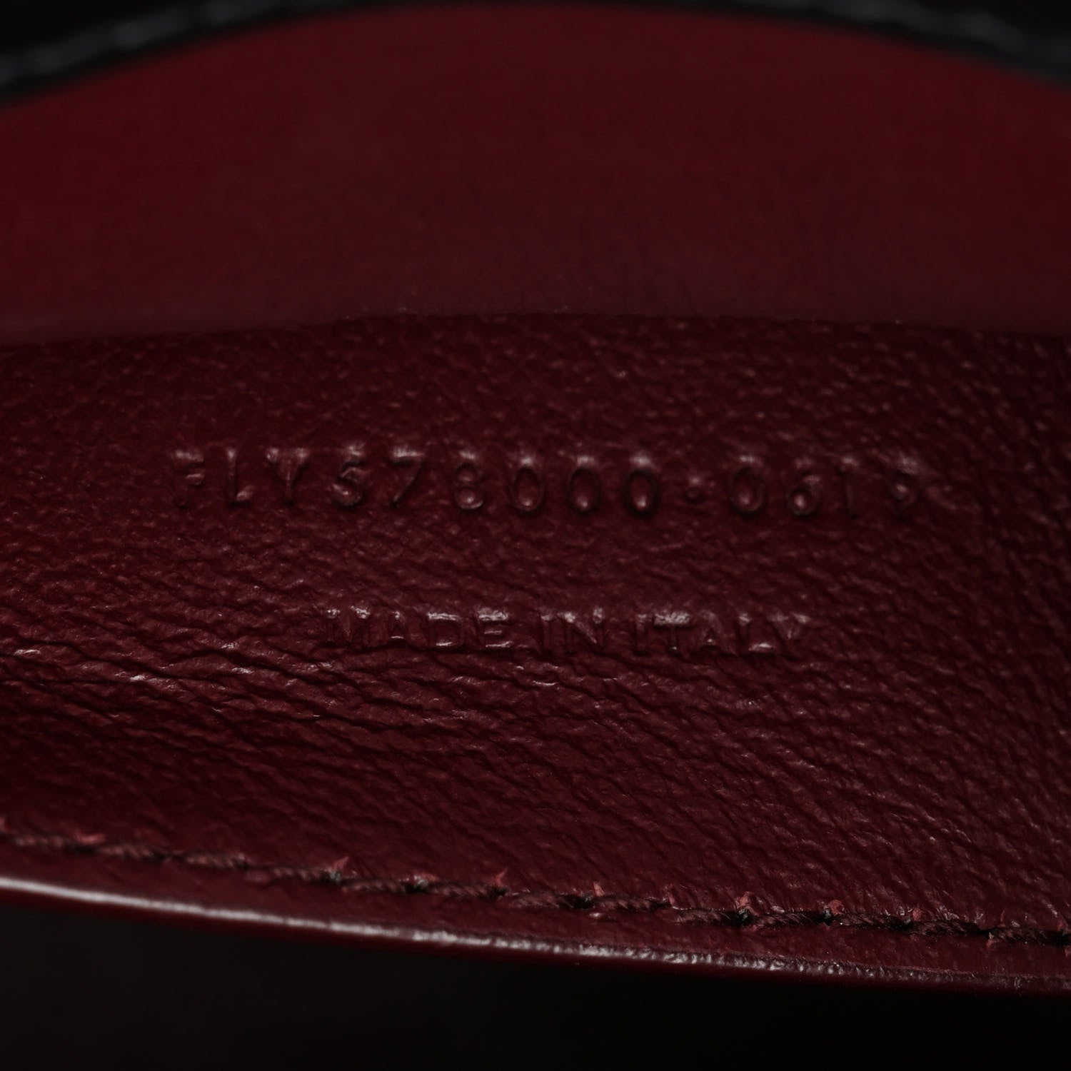 Saint Laurent Smooth Calfskin Medium Classic Monogram Cassandra Top Handle Black Rouge Legion 7 of 17