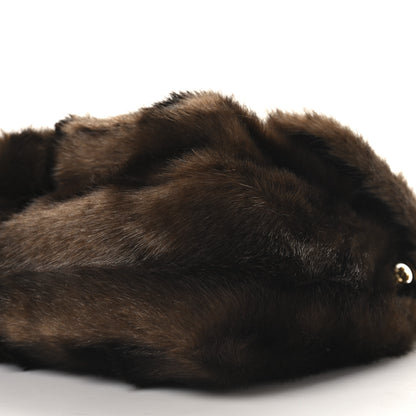 Saint Laurent Faux Fur Monogram Large Niki Chain Satchel Deep Walnut Bark 10 of 10