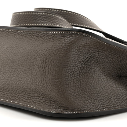 Hermes Taurillon Clemence Halzan 31 Etoupe 8 of 12