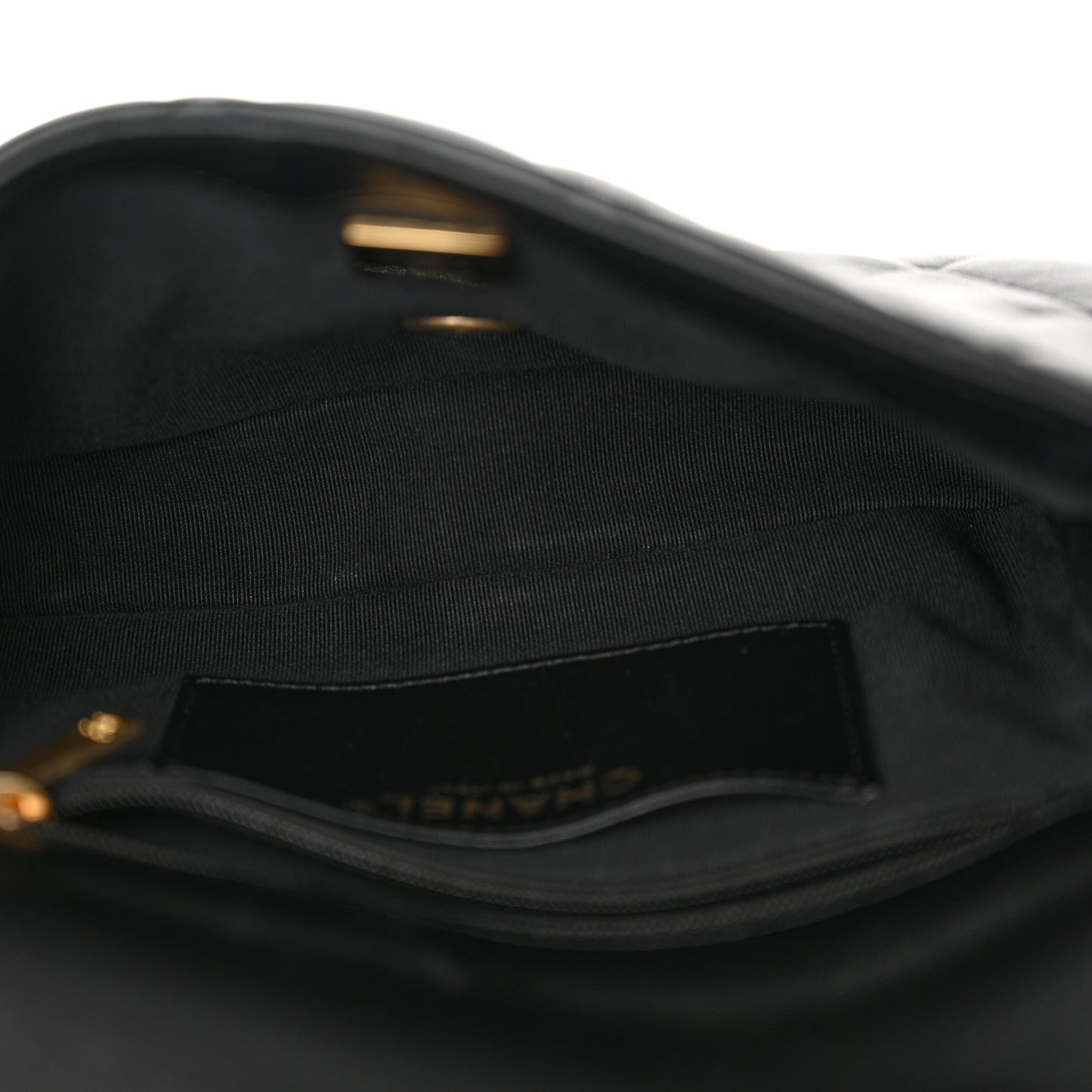Lambskin Quilted Small Funky Town Flap Black