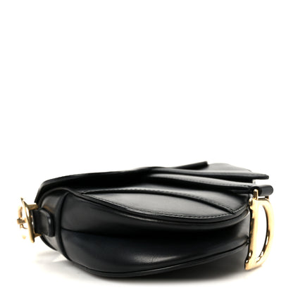 Christian Dior Supple Calfskin Mini Saddle Bag Black 4 of 10