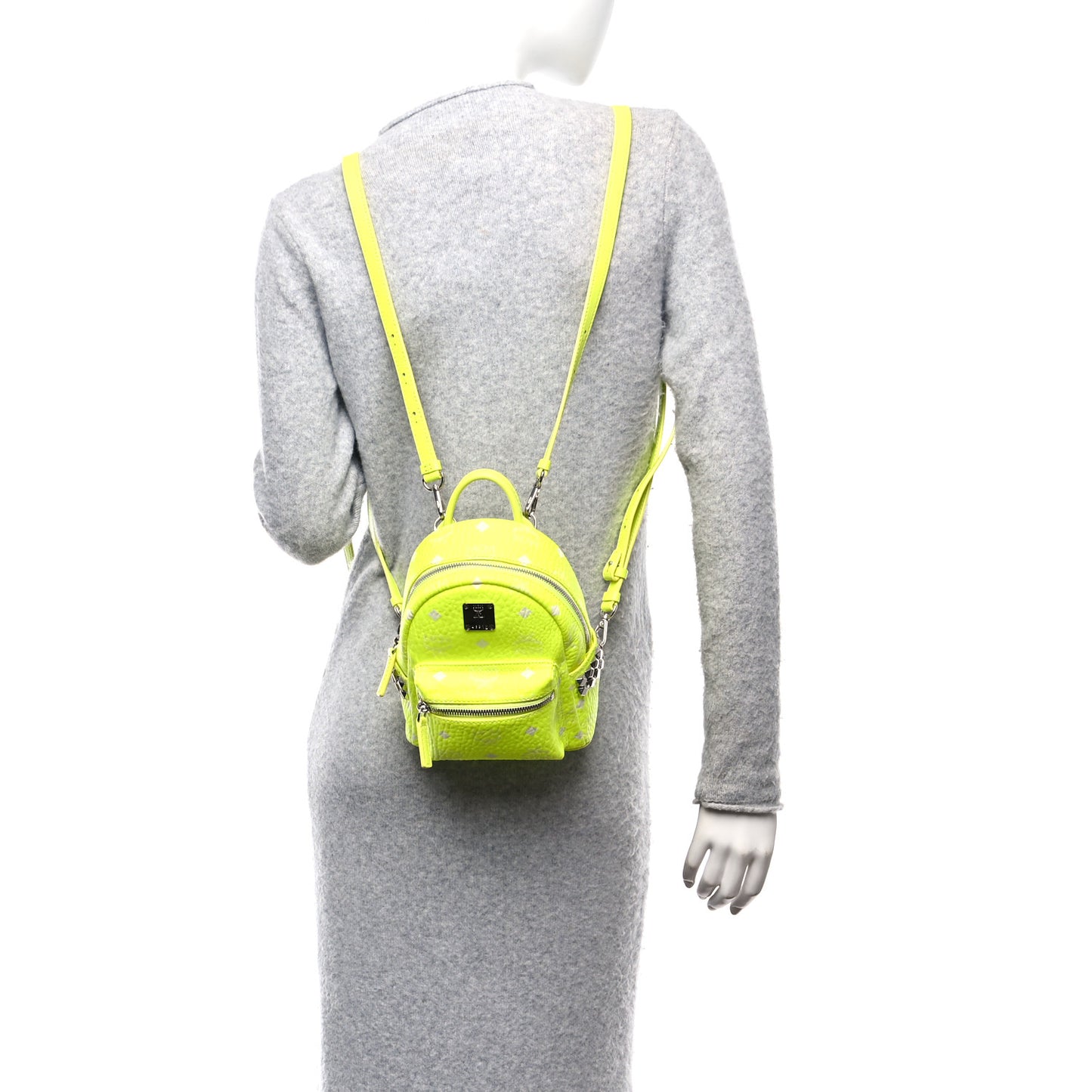 Visetos Side Stud X-Mini Stark Bebe Boo Backpack Neon Yellow