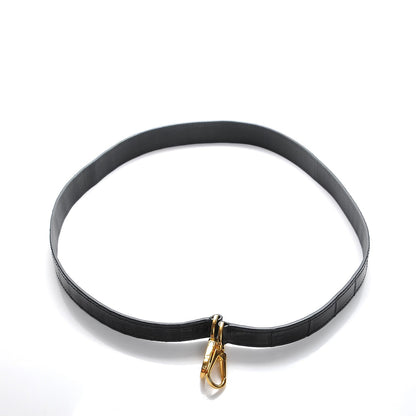 Louis Vuitton Alligator Vivienne Shoulder Strap Black 4 of 4