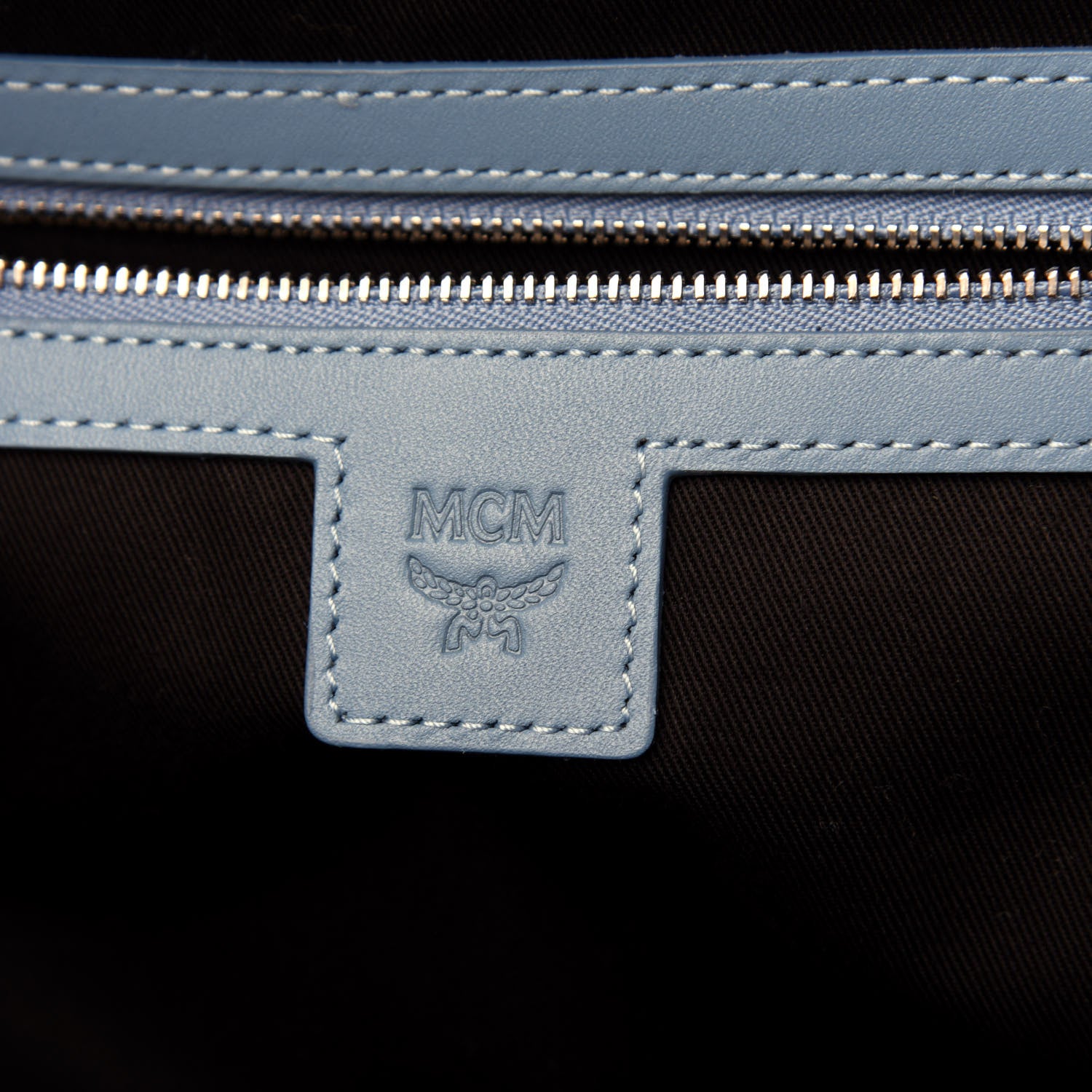 MCM Visetos Backpack Denim 5 of 8