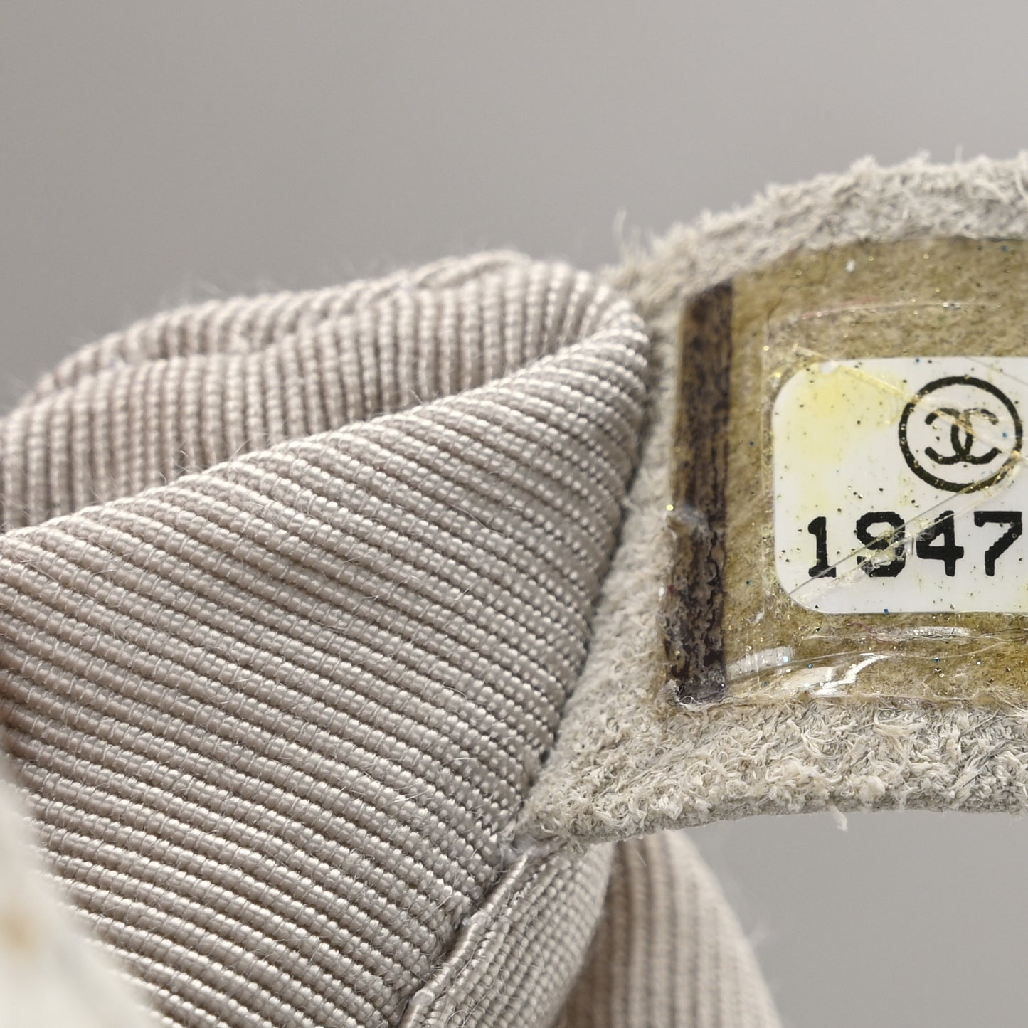 Distressed Patent Quilted Medium Boy Flap White