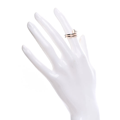 Cartier 18K Pink Gold Diamond Double Juste Un Clou Ring 51 5.75 2 of 7