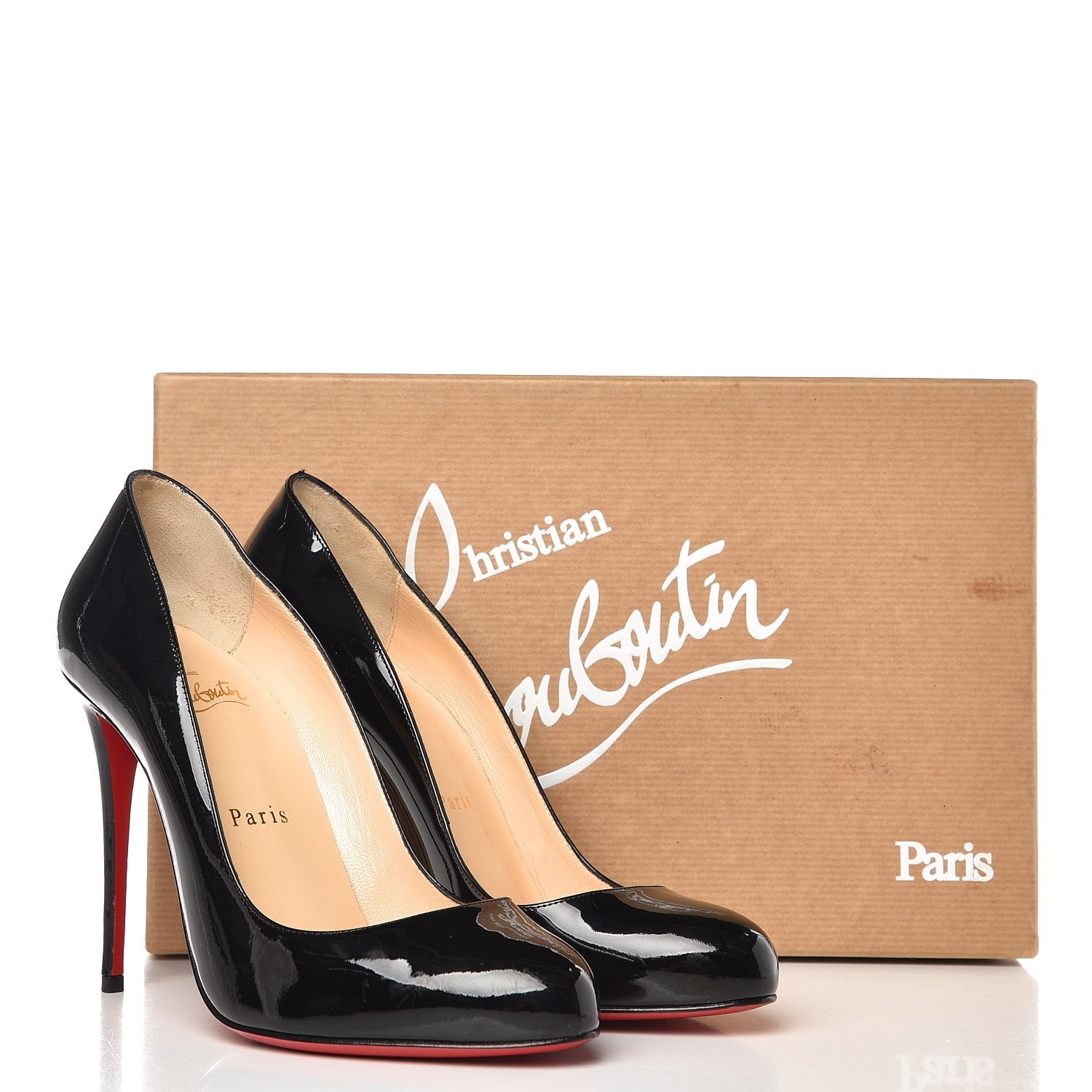 Christian Louboutin Patent Dorissima 100 Pumps 37 Black 13 of 13