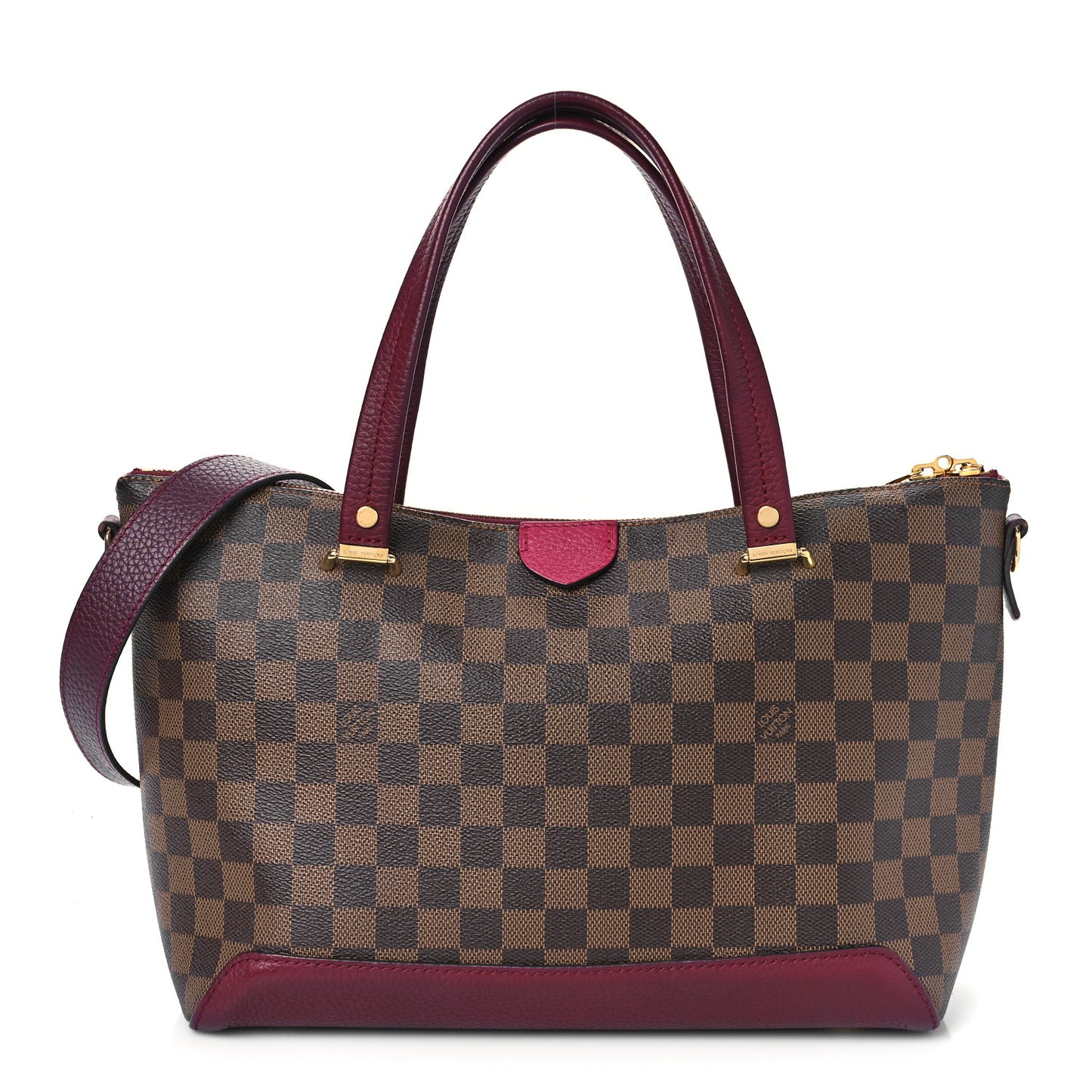 Damier Ebene Cuir Taurillon Hyde Park Fuchsia