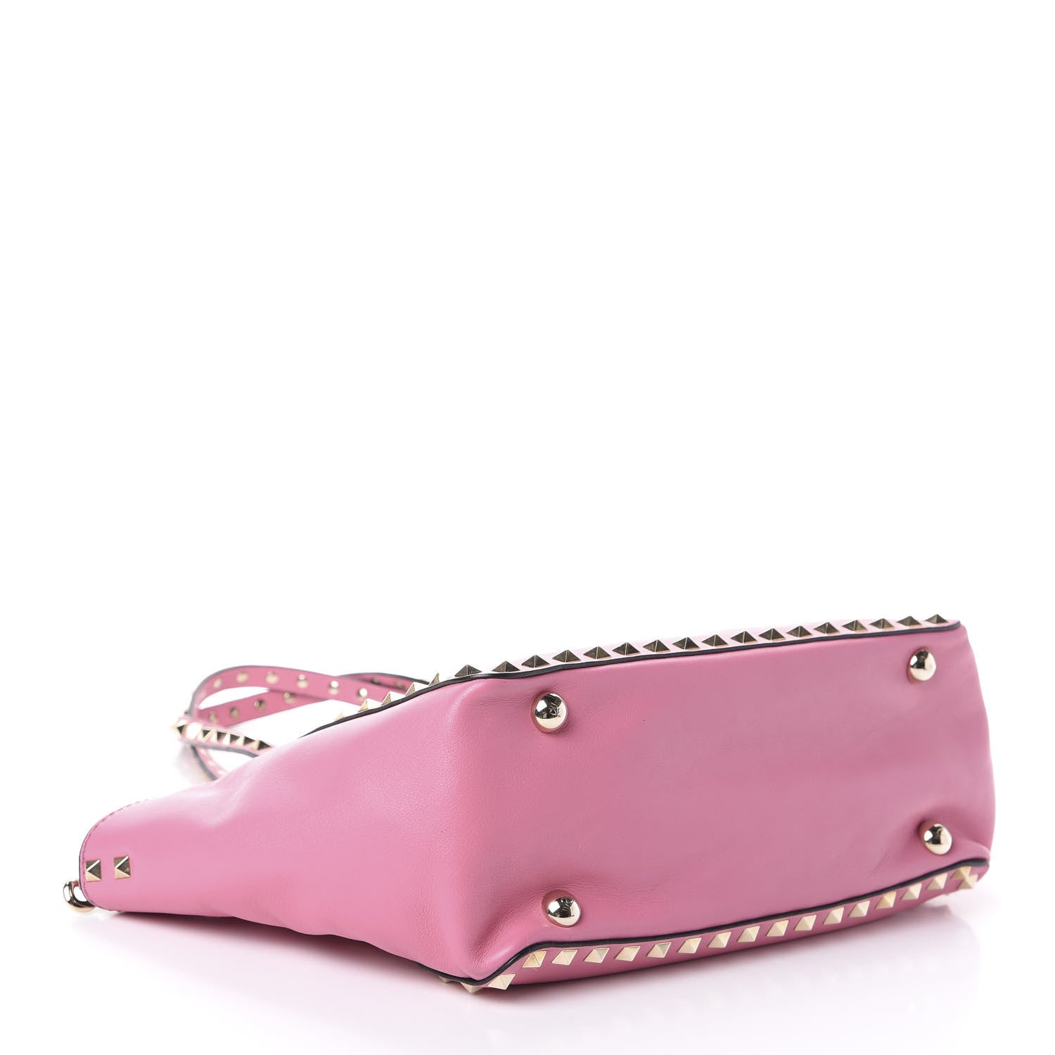 Valentino Garavani Vitello Small Rockstud Tote Ninphea 4 of 8