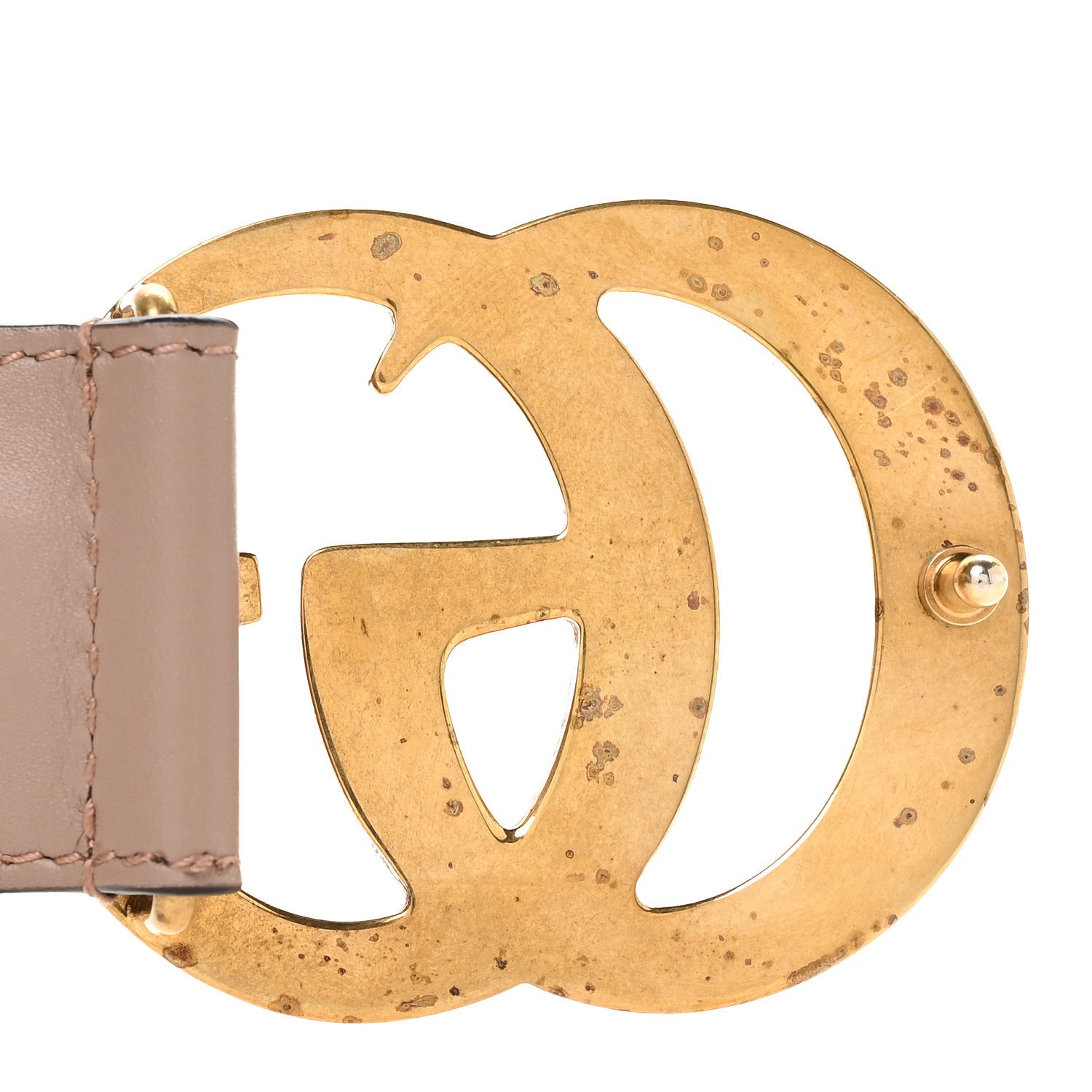 Gucci Calfskin Double G 40mm Belt 95 38 Porcelain Rose 1882185