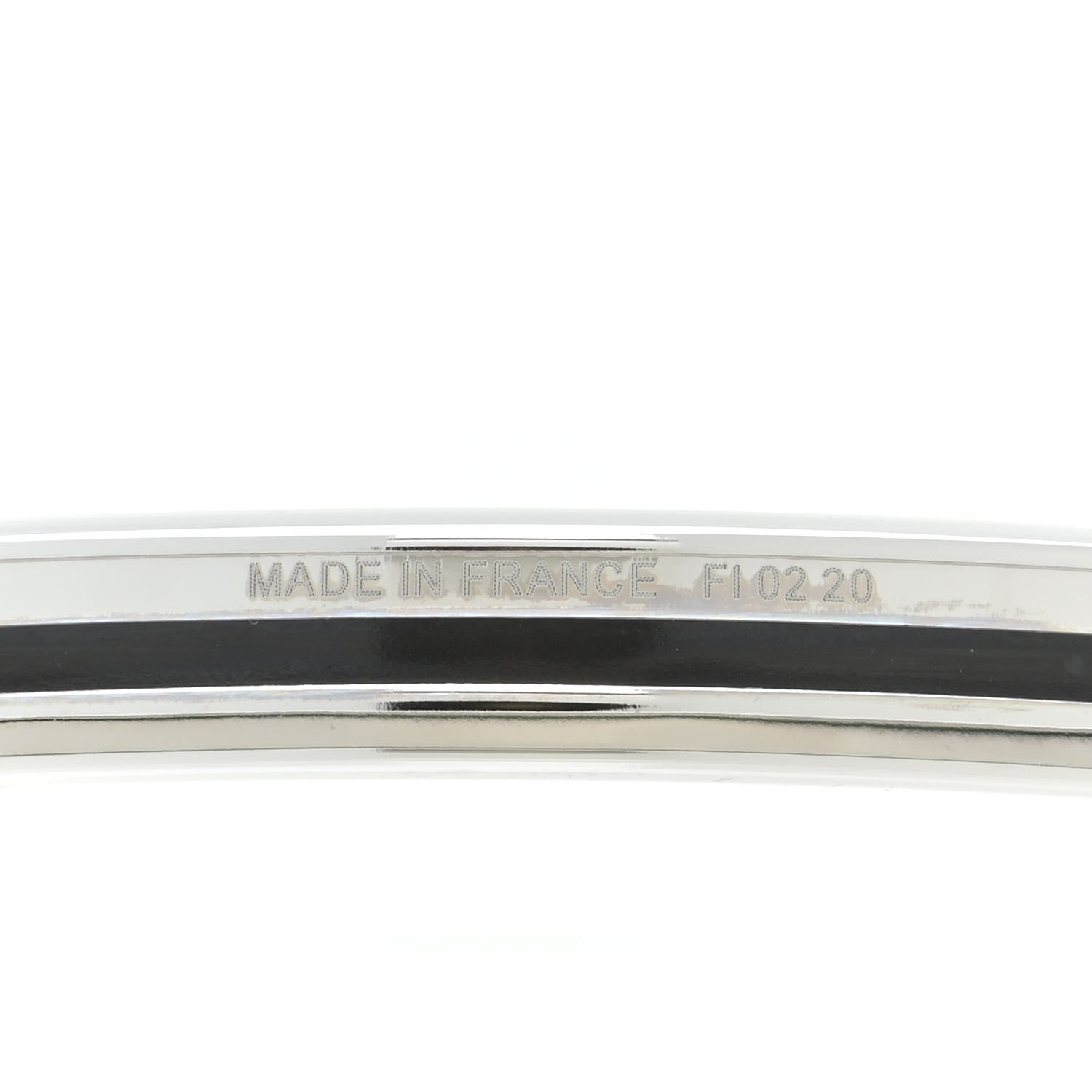 Hermes Enamel Printed Extra Narrow Printed Bracelet 70 Rose Patch 4 of 6