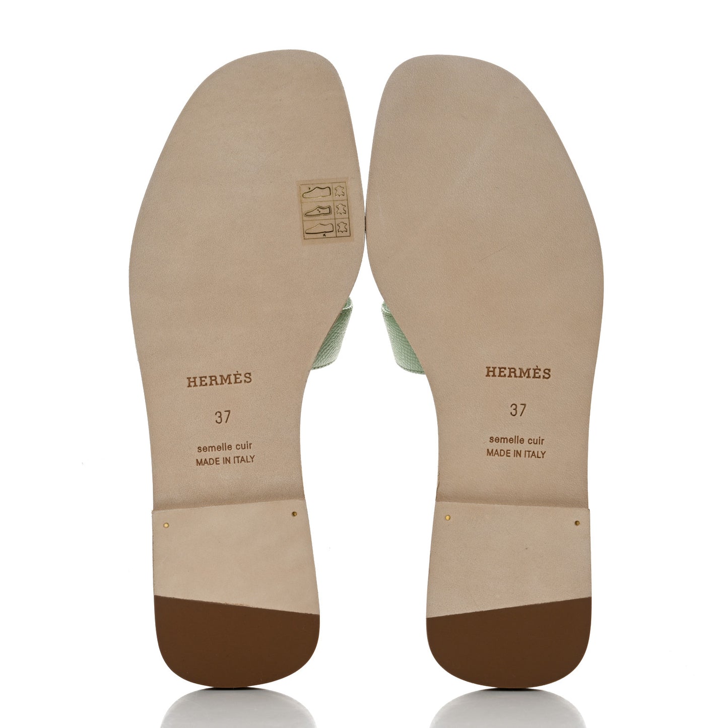Epsom Oran Sandals 37 Vert Jade