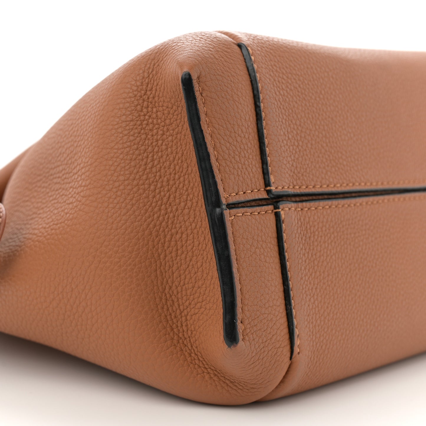 Calfskin Small Flamenco Knot Bag Caramel