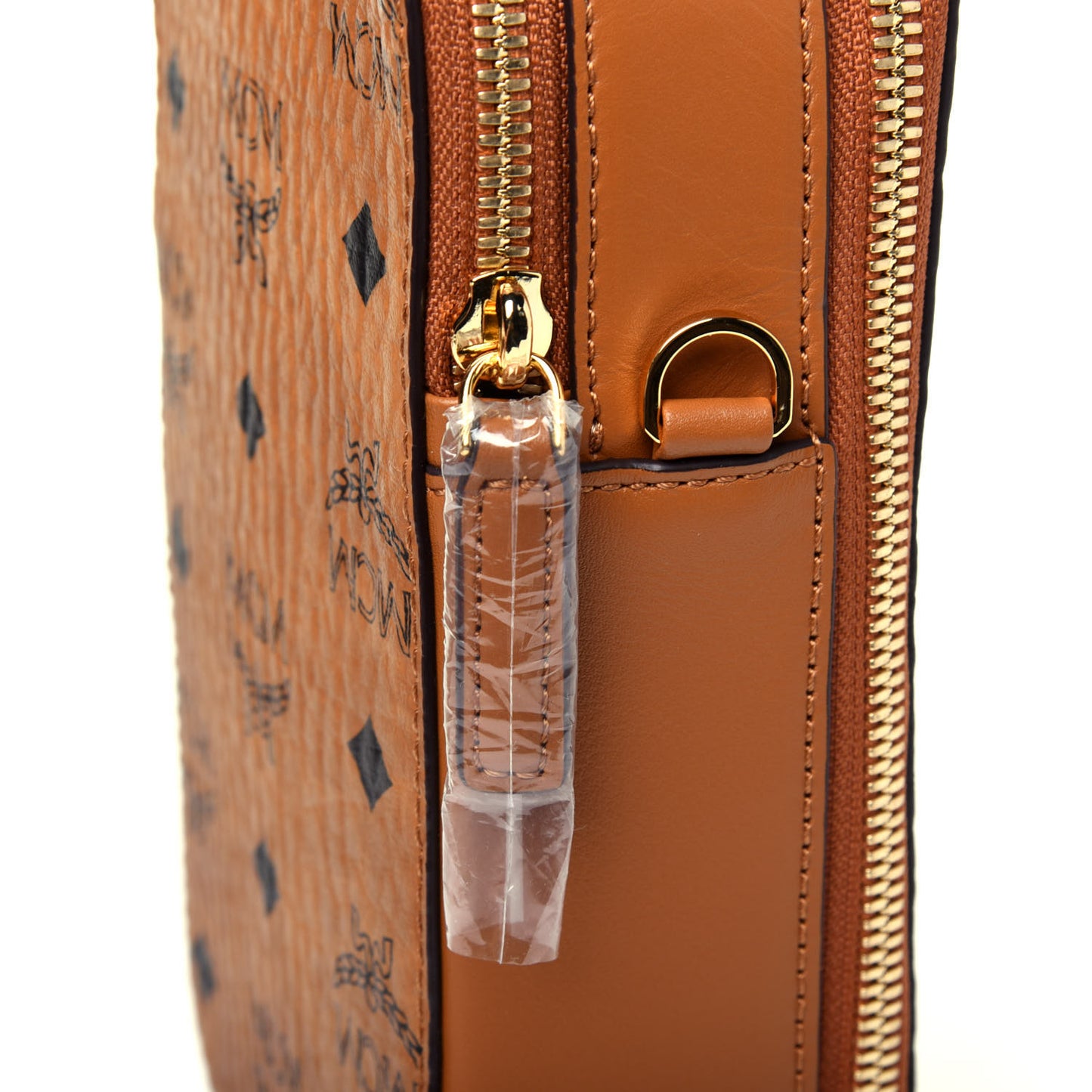 Visetos Crossbody Camera Bag Cognac