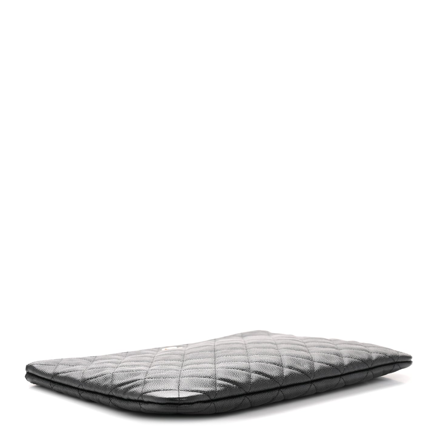 Caviar Quilted Medium Cosmetic Case Black