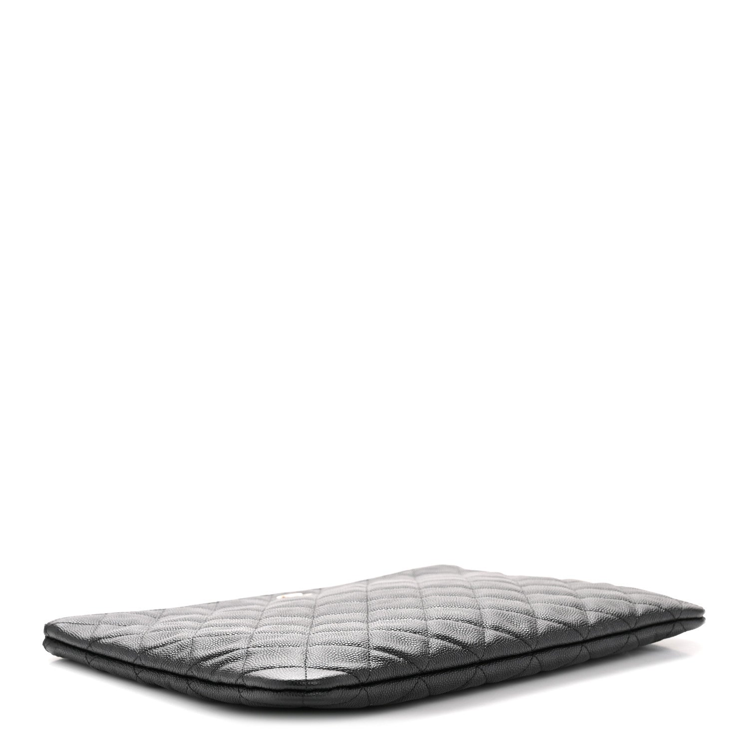 Chanel Caviar Quilted Medium Cosmetic Case Black 4 of 9