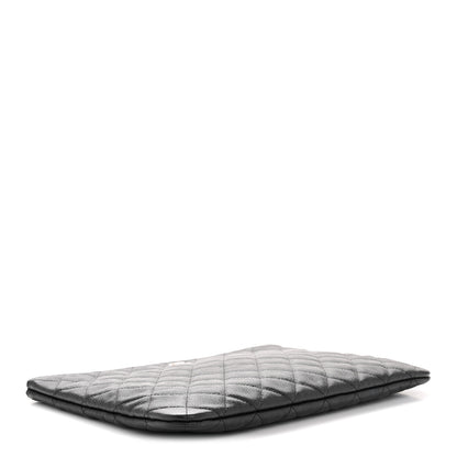 Chanel Caviar Quilted Medium Cosmetic Case Black 4 of 9