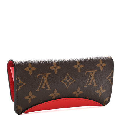 Louis Vuitton Monogram Woody Glasses Case Rouge 3 of 9