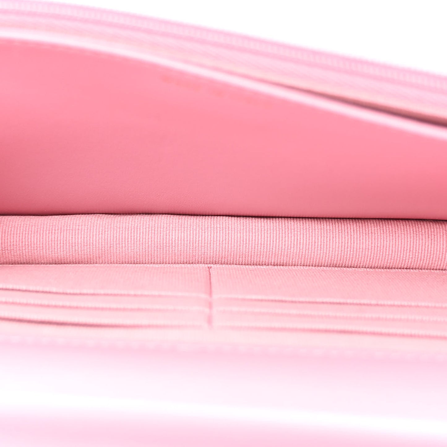 Tweed Quilted Wallet On Chain WOC Pink