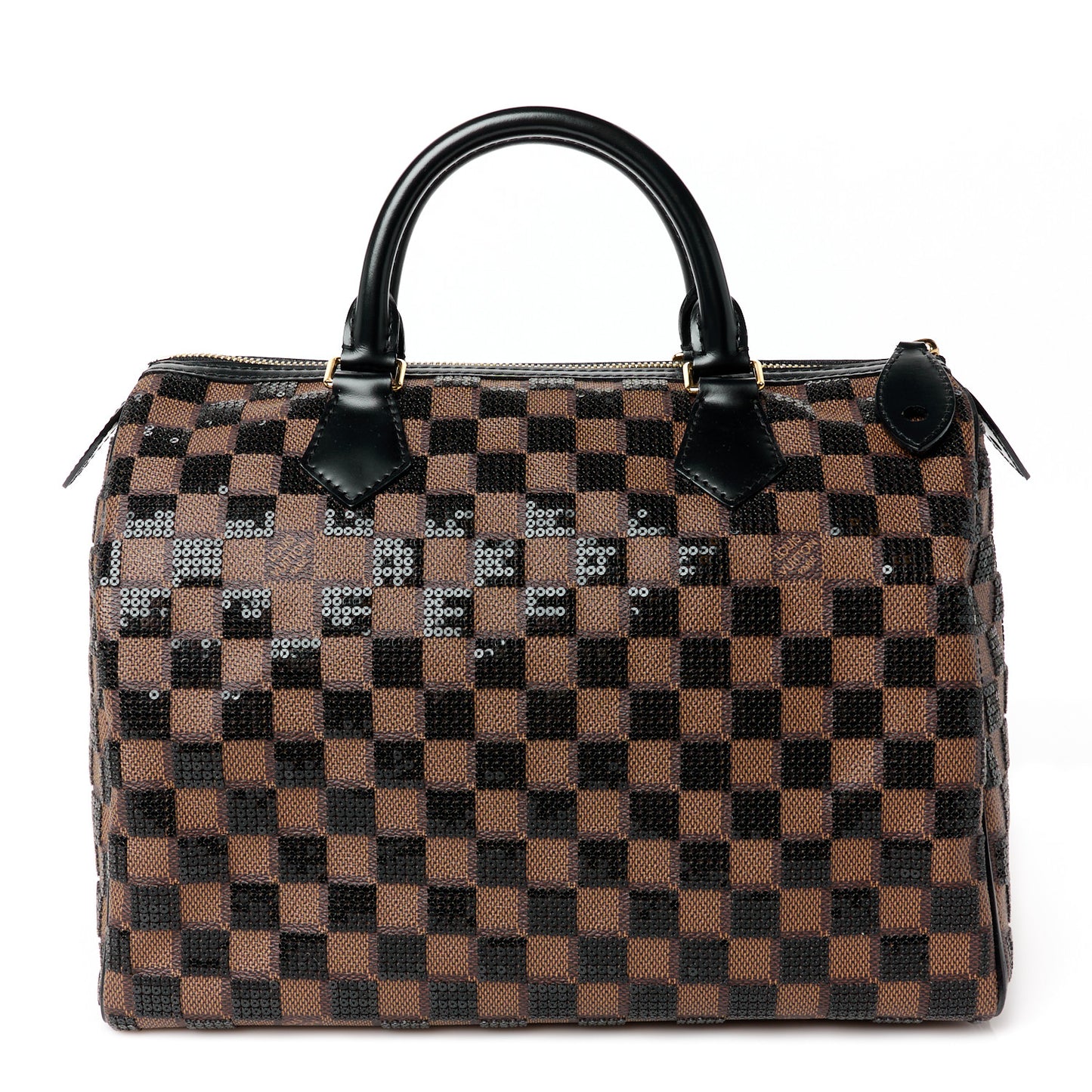 Damier Paillettes Speedy 30 Black