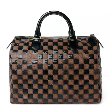 Louis Vuitton Damier Paillettes Speedy 30 Black 1 of 11