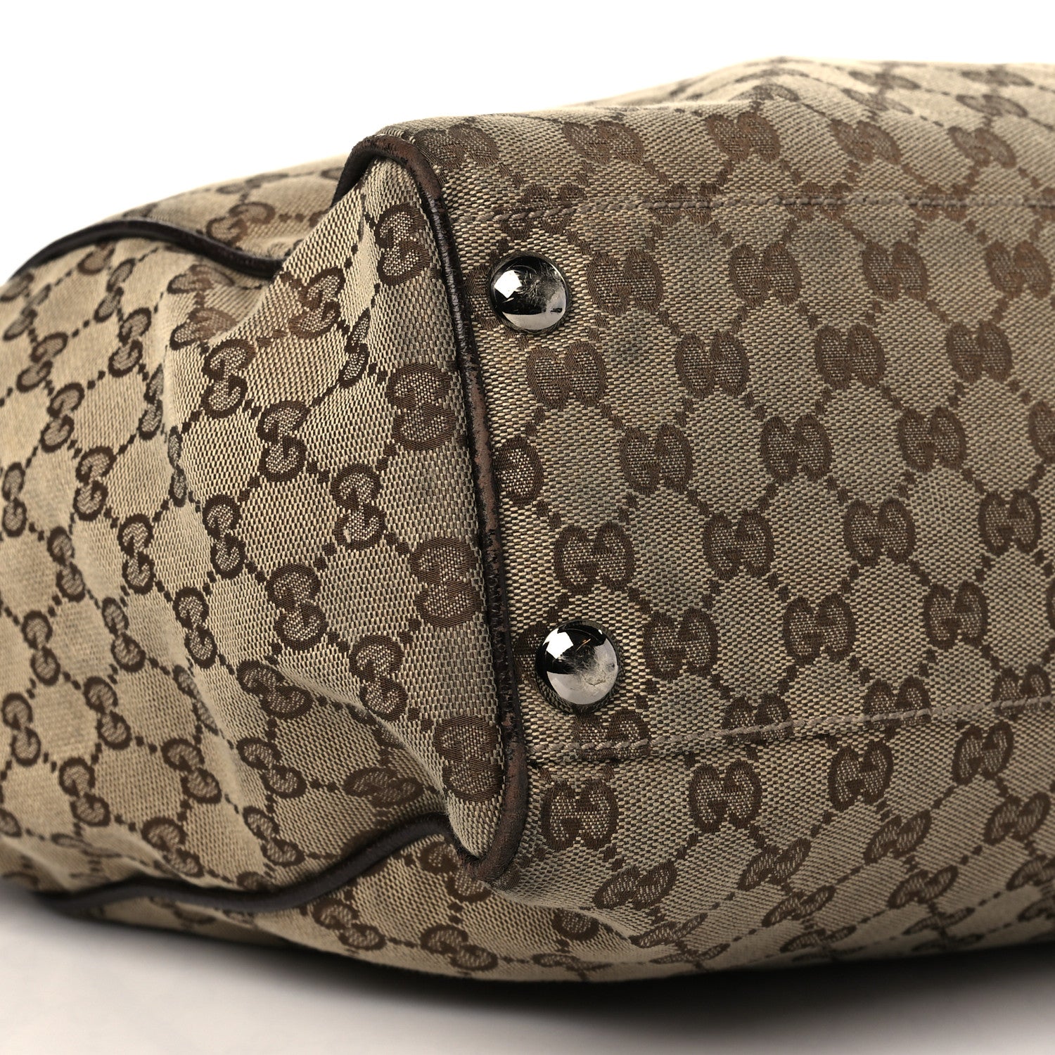 Gucci Soft GG Supreme Monogram Tote Dark Brown 7 of 9