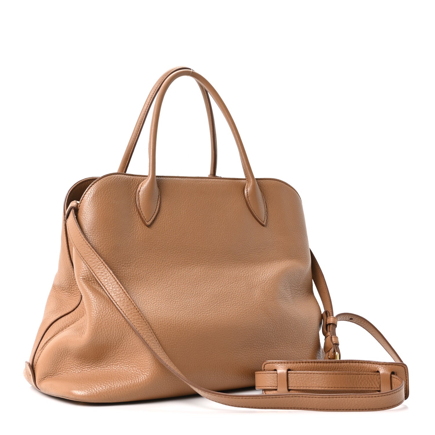 Prada Vitello Daino Tote Caramel 3 of 9