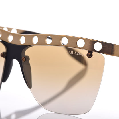 Prada Metal Perforated Sunglasses SPR 53R Bronze 8 of 9