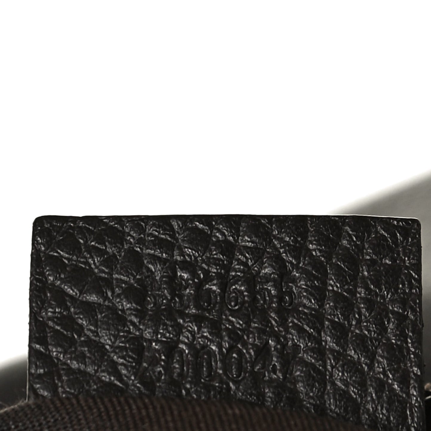 Grained Calfskin Bamboo Bar Hobo Dark Brown