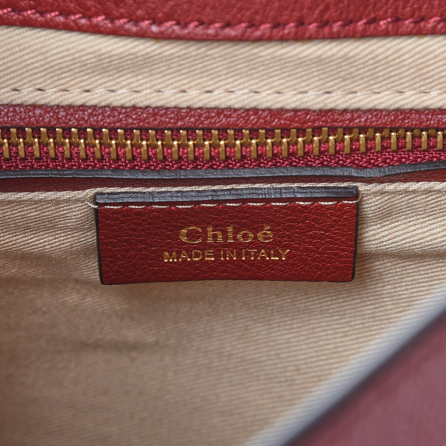 Chloe Suede Calfskin Medium Faye Backpack Sienna Red 6 of 10