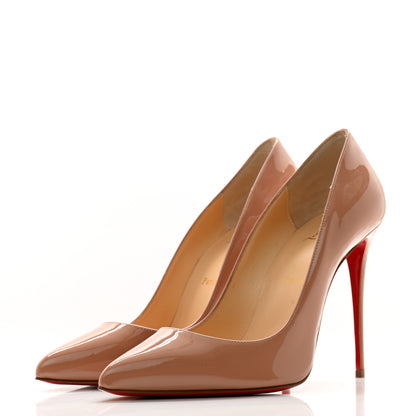 Christian Louboutin Patent Pigalle Follies 100 Pumps 41 Nude 3 of 11