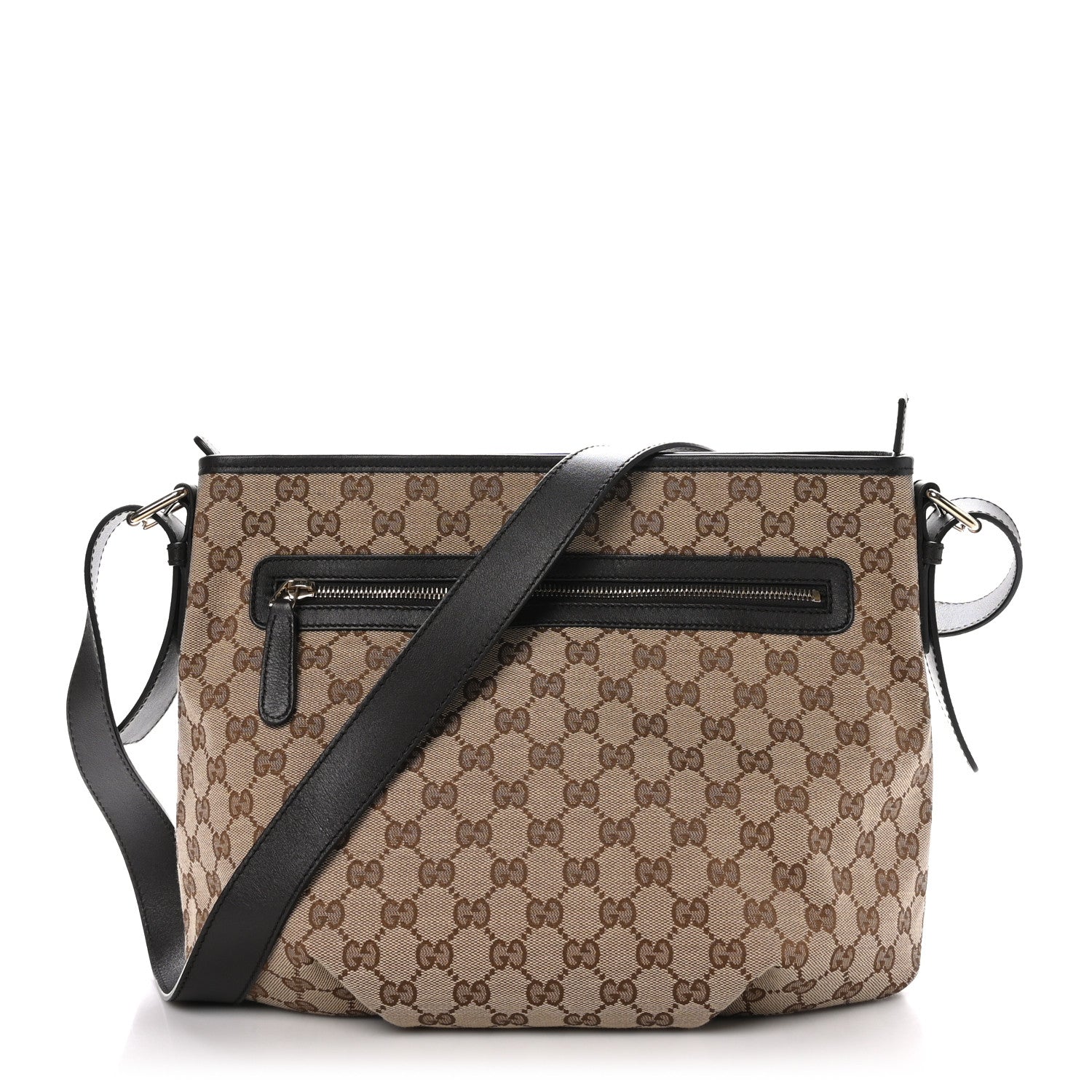 Gucci Monogram Messenger Bag Dark Brown 1 of 10