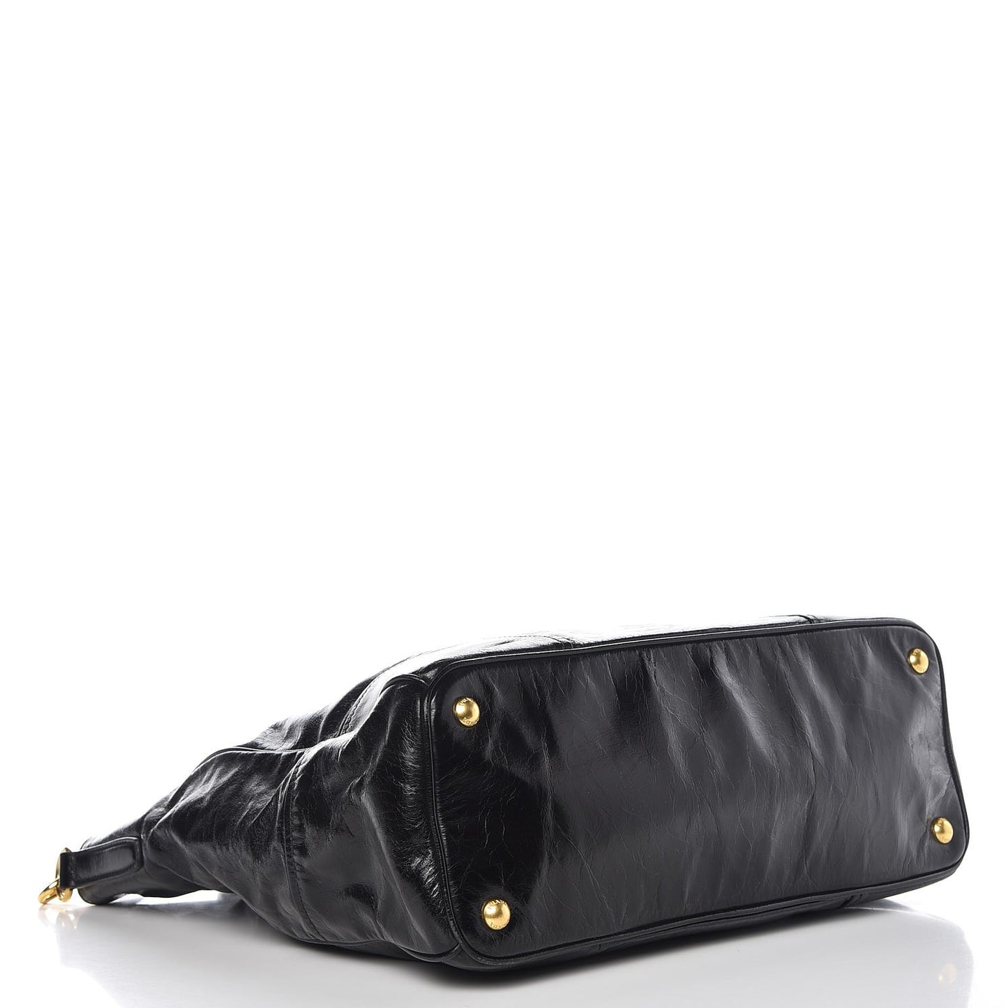 Vitello Shine Tote Black