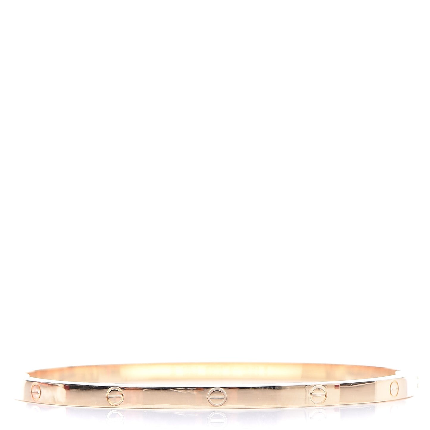 18K Yellow Gold Small LOVE Bracelet 19