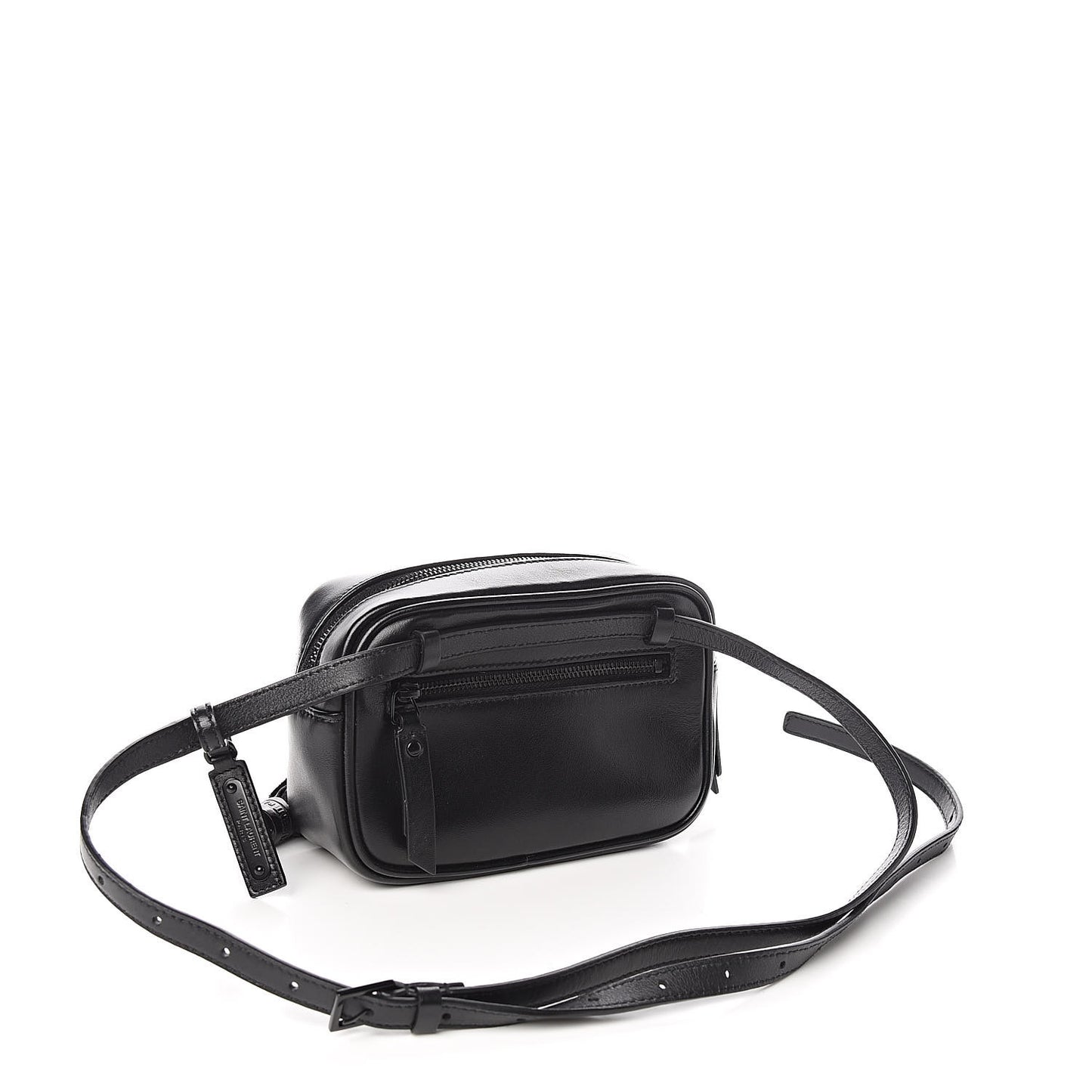 Calfskin Matelasse Monogram Lou Belt Bag Black